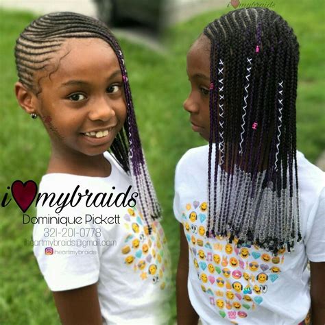 kids lemonade braids